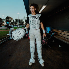 Limited Edition Mach Black Spatter Catcher's Gear Set, Adult, Intermediate, Youth