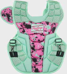 Limited Edition Mach Mint/Pink Spatter Catcher's Gear Set, Adult, Intermediate, Youth