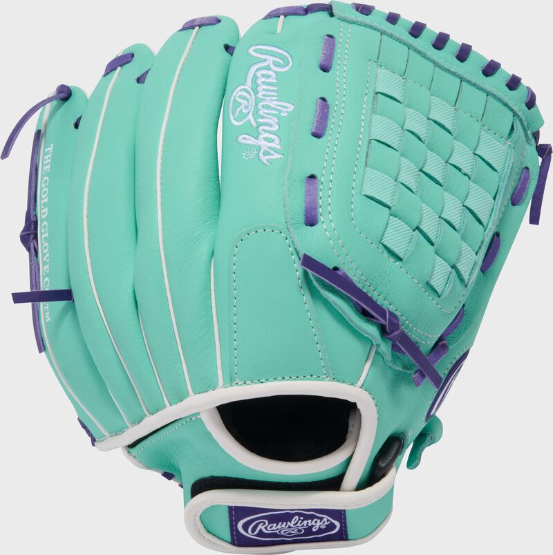 Rawlings Sure Catch Softball 11.5-inch Youth Fastpitch Softball Glove, Right Hand Throw