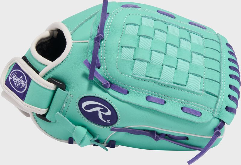 Rawlings Sure Catch Softball 11.5-inch Youth Fastpitch Softball Glove, Right Hand Throw