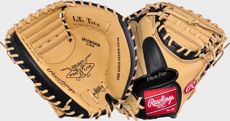 Rawlings Select Pro Lite Cal Raleigh 32-Inch Youth Catcher's Mitt, Right Hand Throw