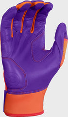 Rawlings Workhorse Purple/Orange Adult Fun Burst Batting Gloves