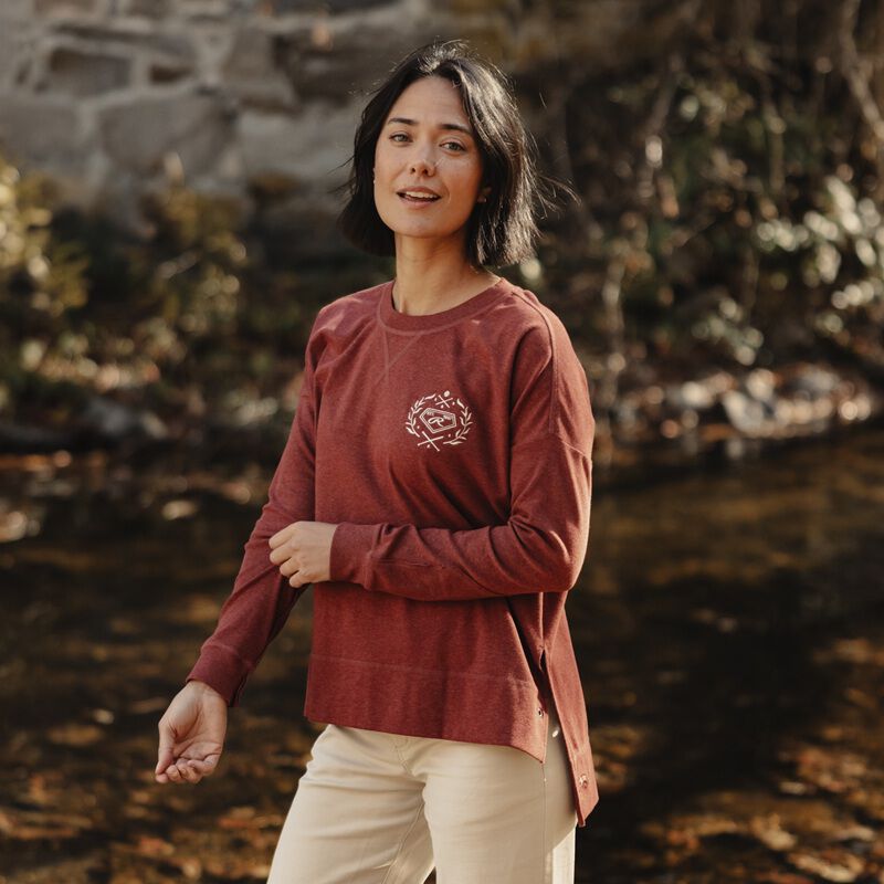Rawlings x The Normal Brand Women’s Fleece Splitside Pullover