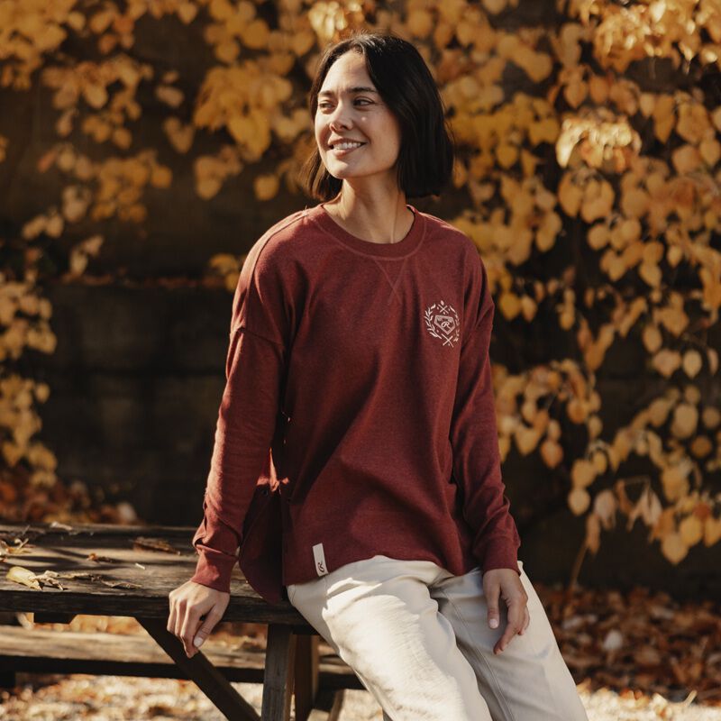 Rawlings x The Normal Brand Women’s Fleece Splitside Pullover