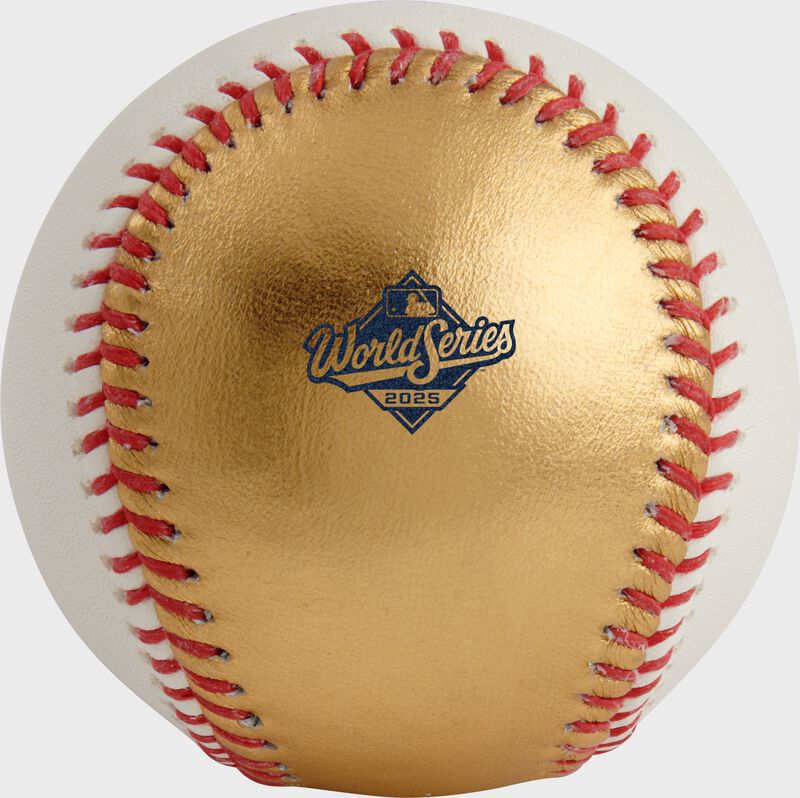 MLB 2025 Gold World Series Dueling Baseball, 1 Ball
