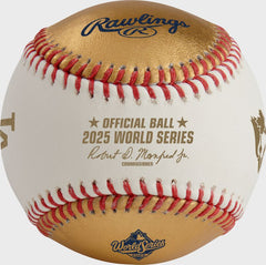 MLB 2025 Gold World Series Dueling Baseball, 1 Ball