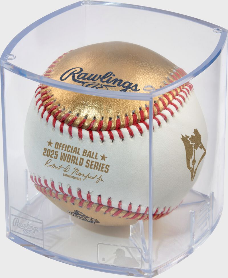 MLB 2025 Gold World Series Dueling Baseball, 1 Ball